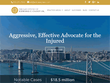 Tablet Screenshot of edcaseylaw.com